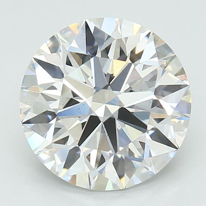 2.58ct E VS2 Rare Carat Ideal Cut Round Lab Grown Diamond