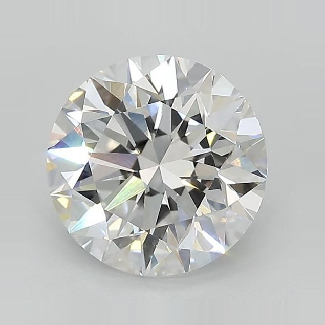 4.05ct D VS2 Rare Carat Ideal Cut Round Lab Grown Diamond