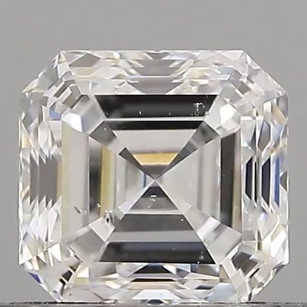 0.60ct E SI1 Very Good Cut Asscher Diamond