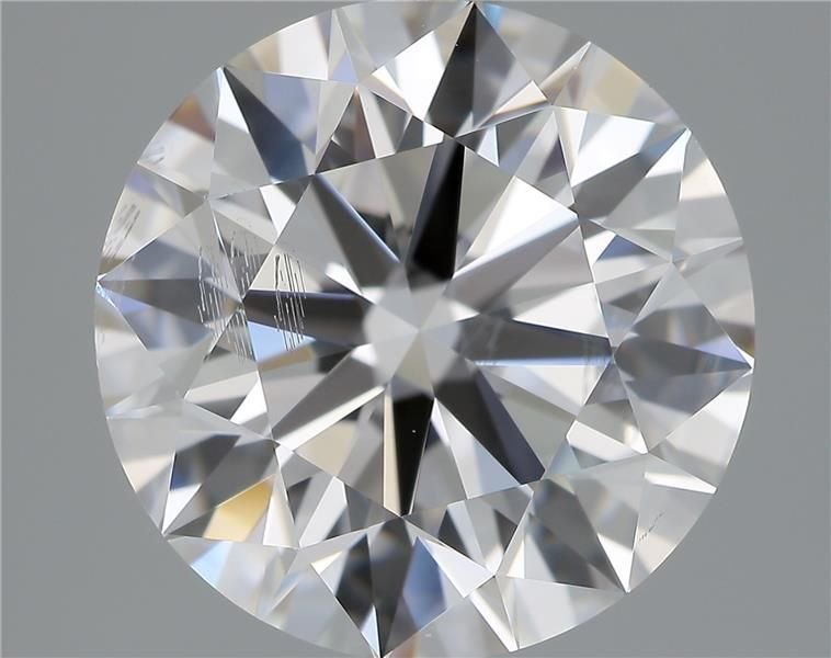 3.02ct E SI2 Rare Carat Ideal Cut Round Lab Grown Diamond