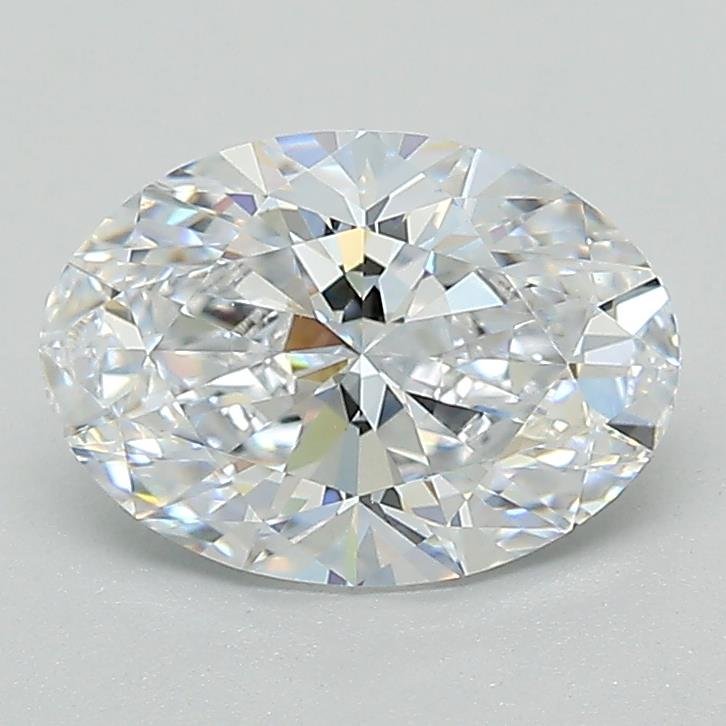 1.60ct D VS1 Rare Carat Ideal Cut Oval Lab Grown Diamond