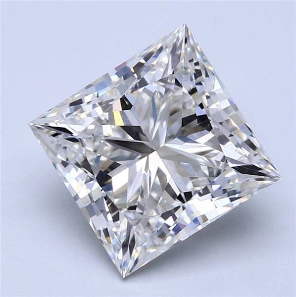 6.48ct G VS1 Rare Carat Ideal Cut Princess Lab Grown Diamond