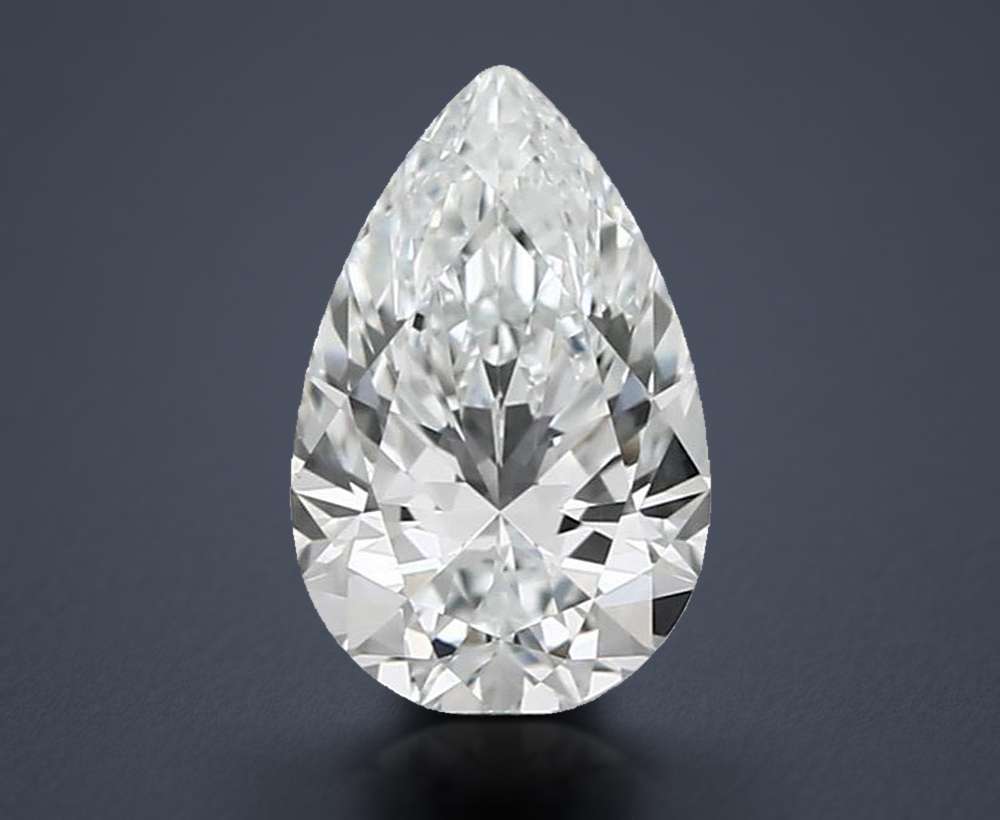 1.00 Carat Pear Natural Diamond