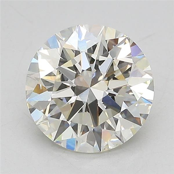 2.16ct J VS2 Excellent Cut Round Lab Grown Diamond