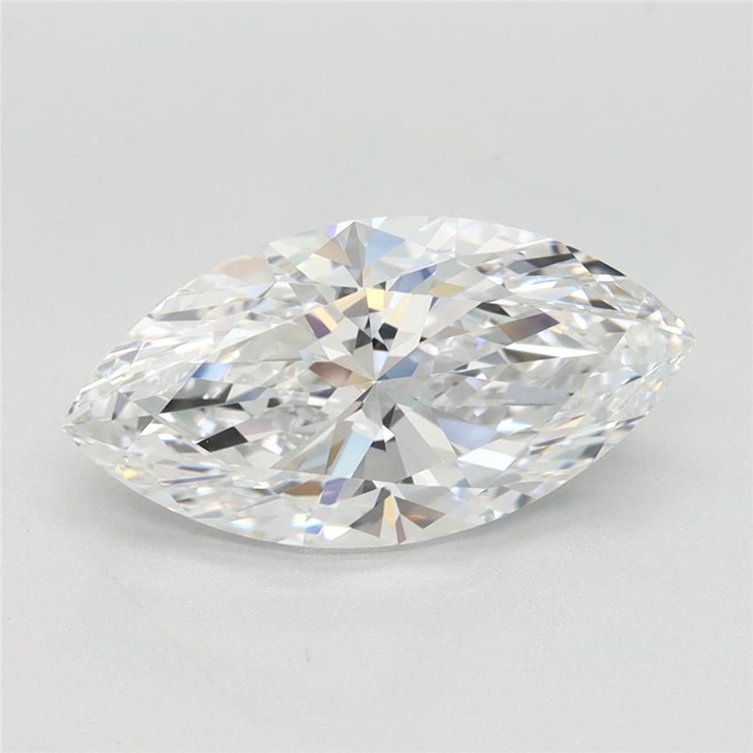 2.18ct D IF Very Good Cut Marquise Lab Grown Diamond