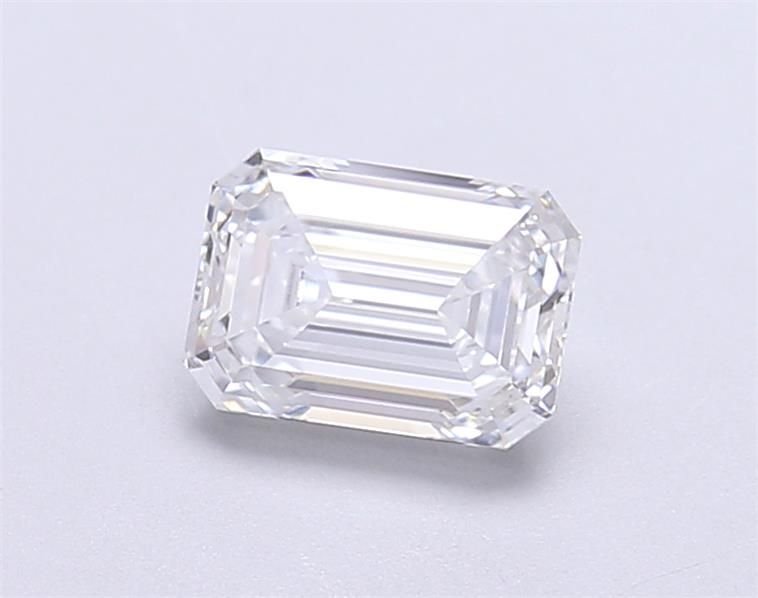 1.11ct E VVS2 Rare Carat Ideal Cut Emerald Lab Grown Diamond