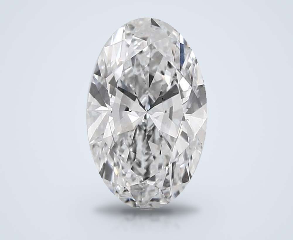 1.00 Carat Oval Lab Diamond