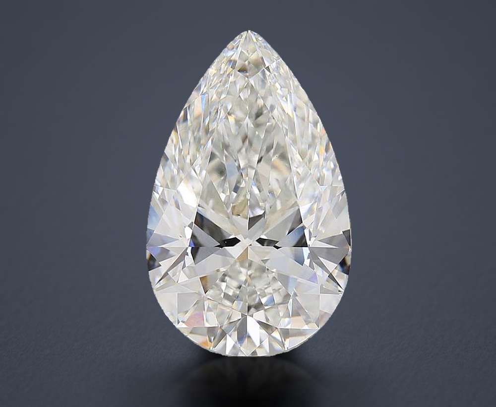 10.08 Carat Pear Lab Diamond