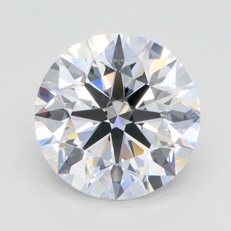 3.02ct D VVS1 Rare Carat Ideal Cut Round Lab Grown Diamond