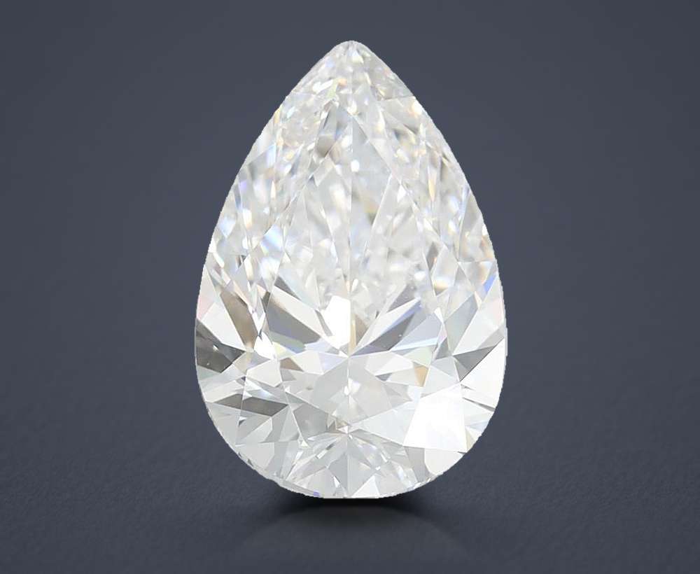 3.37 Carat Pear Lab Diamond