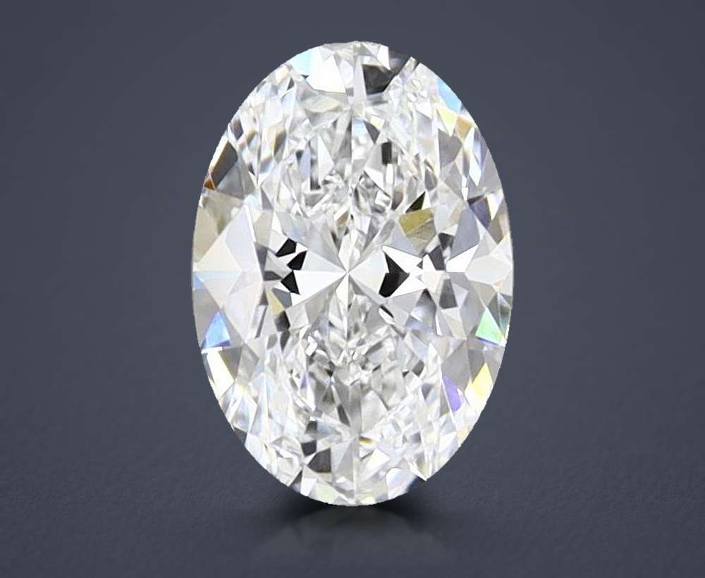 0.65 Carat Oval Lab Diamond
