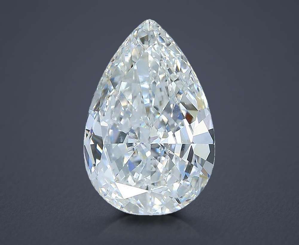 3.01 Carat Pear Natural Diamond