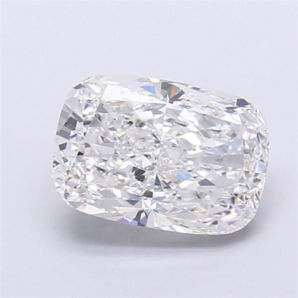 3.14ct D VS1 Rare Carat Ideal Cut Cushion Lab Grown Diamond