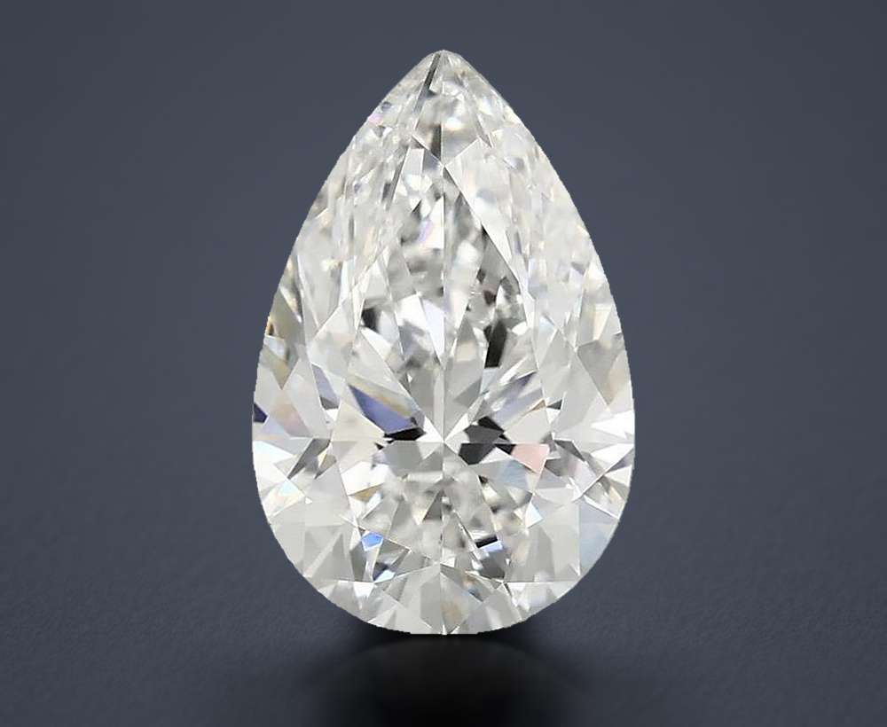 5.54 Carat Pear Lab Diamond