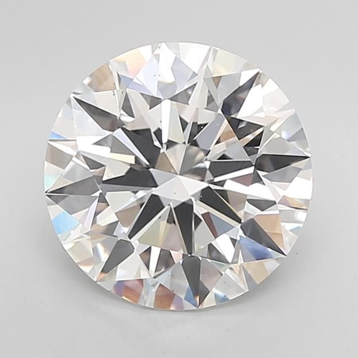 5.04ct E VS2 Rare Carat Ideal Cut Round Lab Grown Diamond