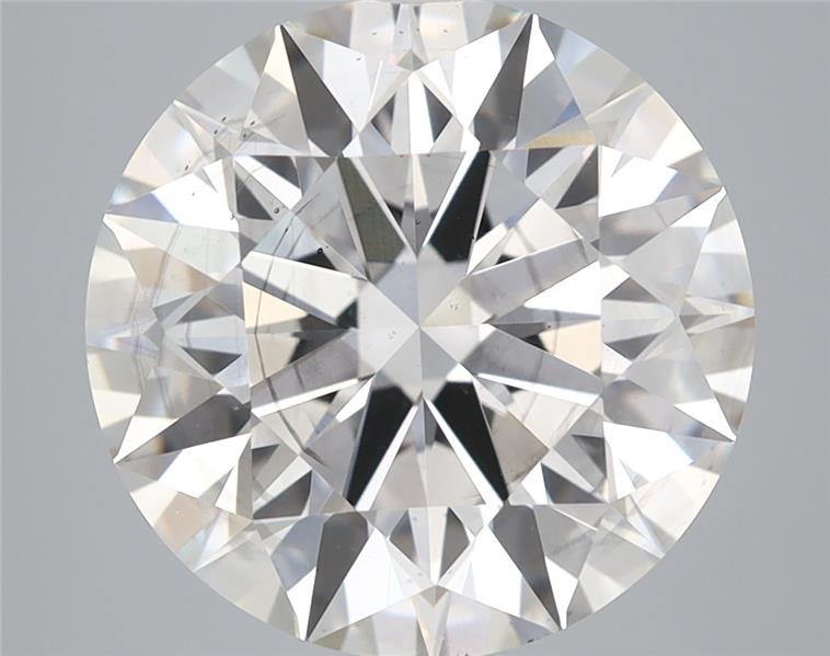 6.34ct H SI1 Rare Carat Ideal Cut Round Lab Grown Diamond