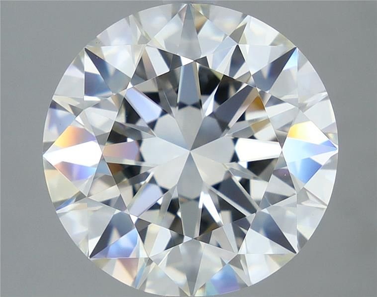 4.01ct I IF Rare Carat Ideal Cut Round Diamond