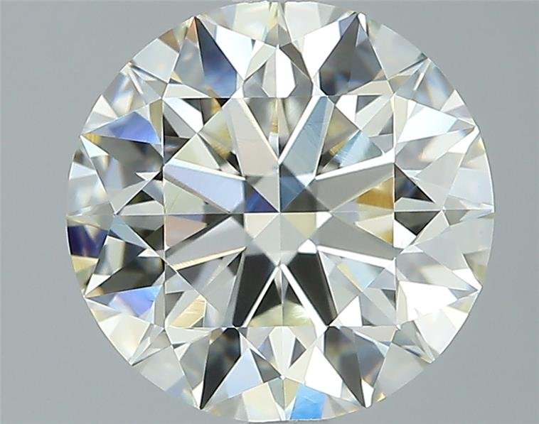 2.51ct K VS1 Rare Carat Ideal Cut Round Diamond