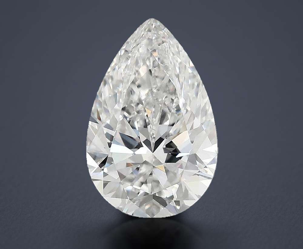 3.00 Carat Pear Lab Diamond