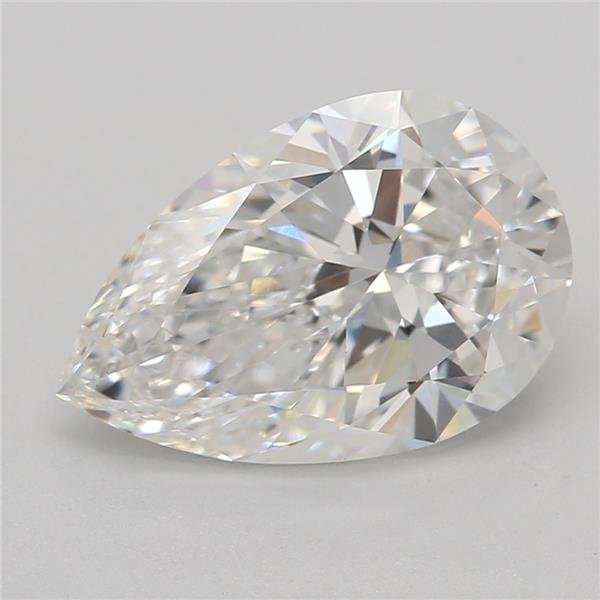 1.51ct E VS1 Rare Carat Ideal Cut Pear Lab Grown Diamond