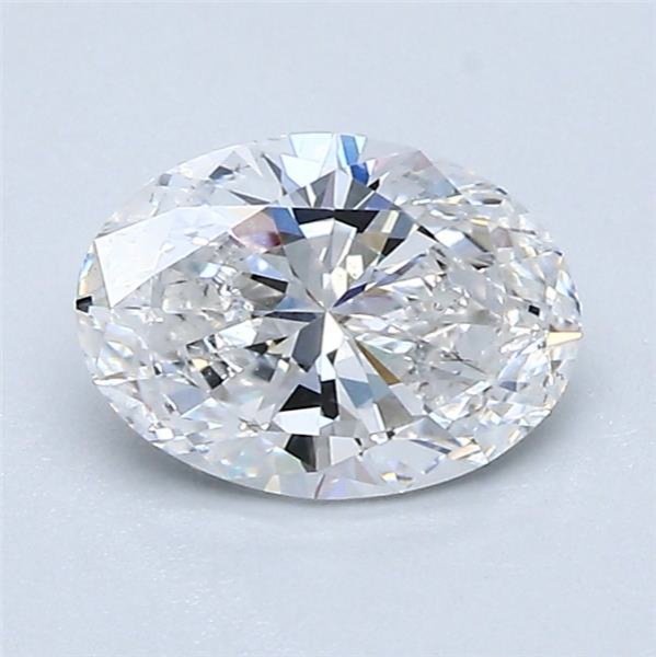 0.94ct E SI1 Rare Carat Ideal Cut Oval Diamond