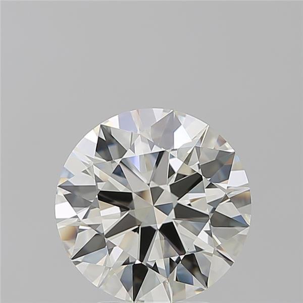 3.01ct K VVS2 Rare Carat Ideal Cut Round Diamond