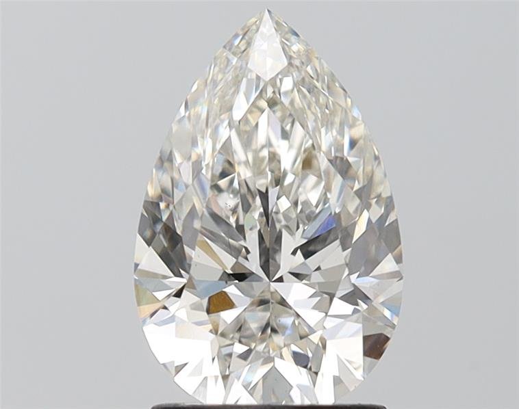 1.70ct H VS1 Rare Carat Ideal Cut Pear Lab Grown Diamond