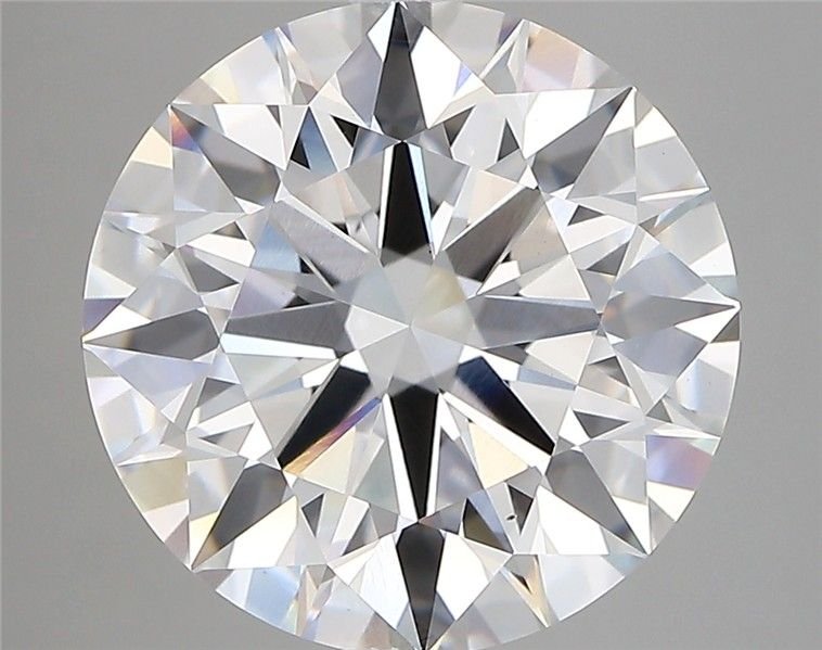 6.09 Carat Round Lab Diamond