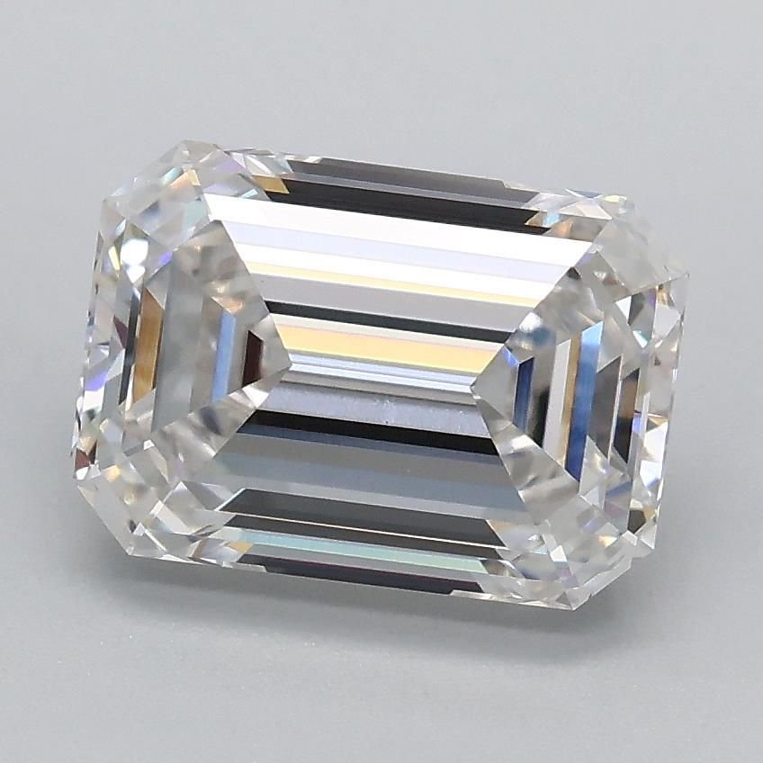 2.10ct G VS1 Rare Carat Ideal Cut Emerald Lab Grown Diamond