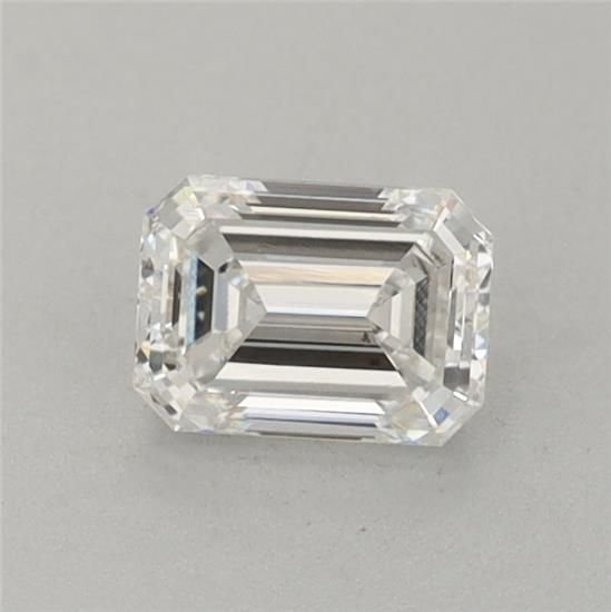 0.64ct E VVS2 Very Good Cut Emerald Lab Grown Diamond