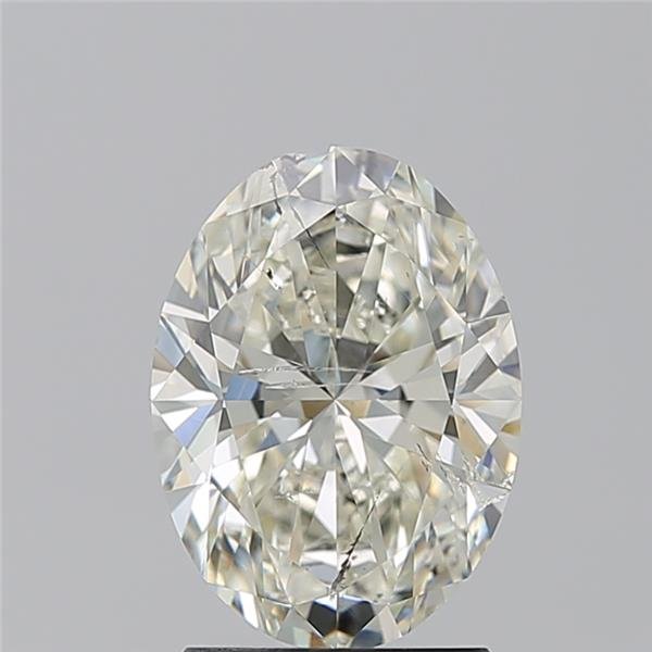 2.02ct K SI2 Rare Carat Ideal Cut Oval Diamond