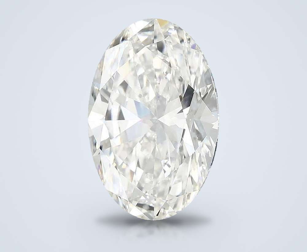 3.80 Carat Oval Lab Diamond