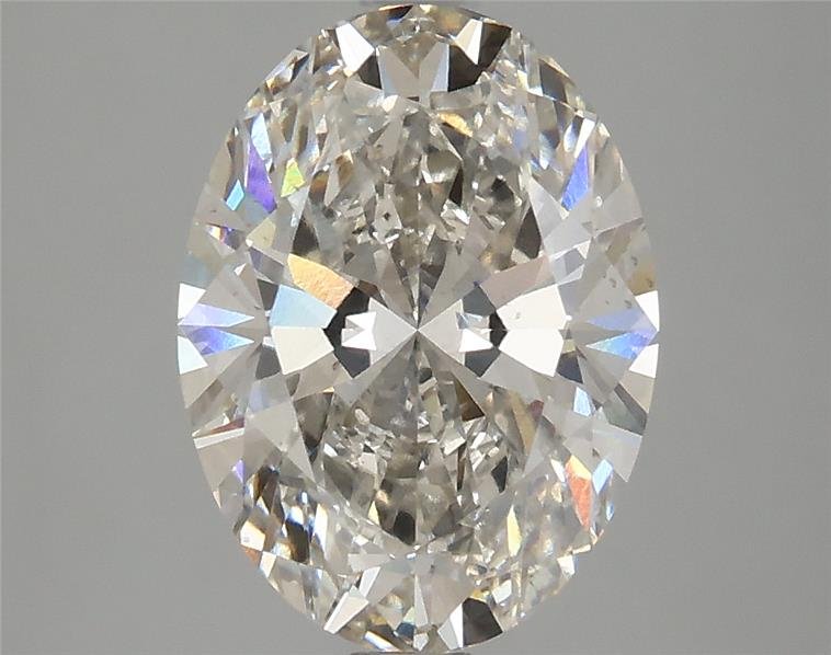 2.71ct H VS2 Rare Carat Ideal Cut Oval Lab Grown Diamond