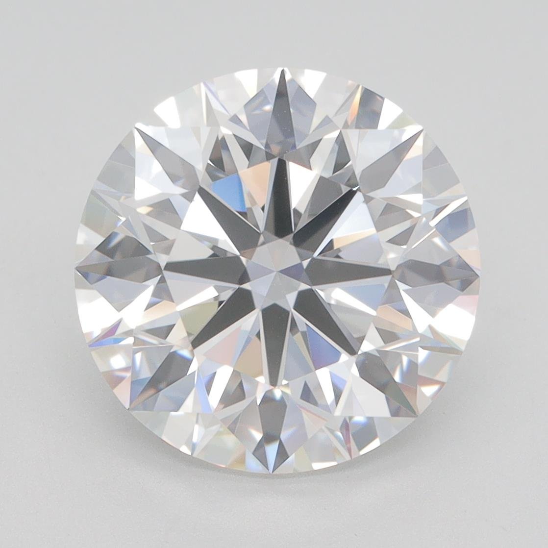 5.01ct G VVS1 Rare Carat Ideal Cut Round Lab Grown Diamond