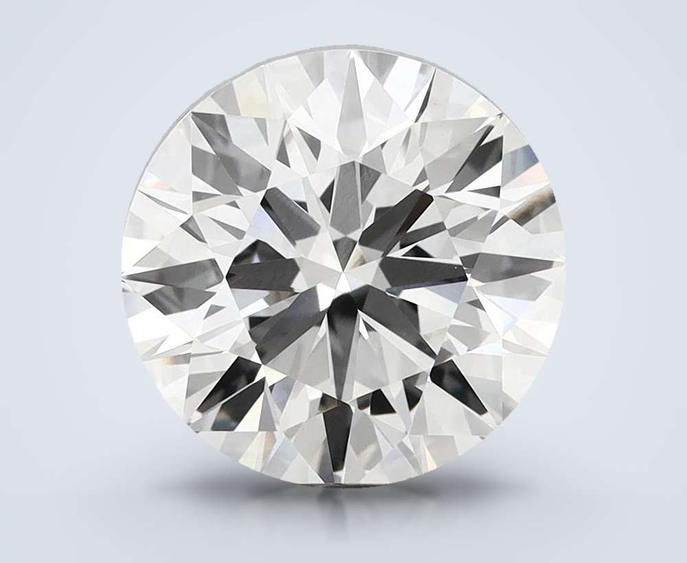 5.74 Carat Round Lab Diamond