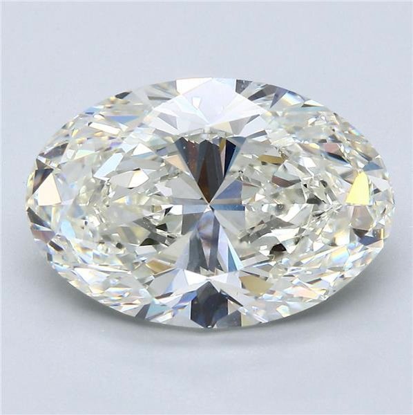 6.01ct K VS1 Rare Carat Ideal Cut Oval Diamond