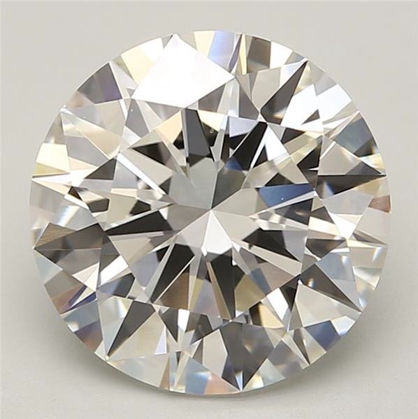 6.01ct G VVS2 Excellent Cut Round Lab Grown Diamond