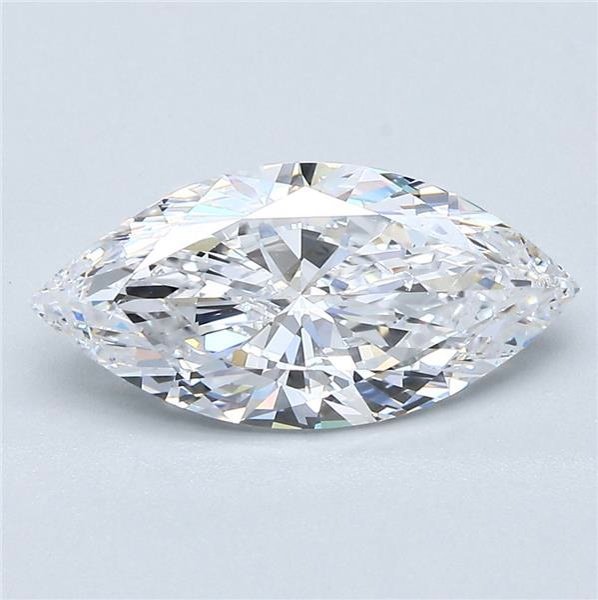 2.01ct D SI1 Rare Carat Ideal Cut Marquise Diamond