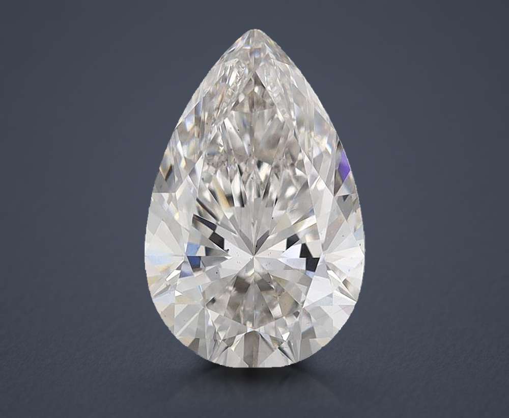 2.75 Carat Pear Lab Diamond