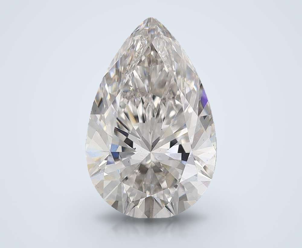 2.75 Carat Pear Lab Diamond