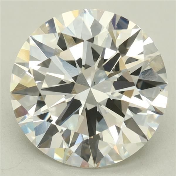 3.02ct D VS1 Excellent Cut Round Lab Grown Diamond