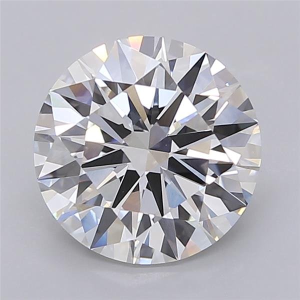 3.01ct G VS1 Rare Carat Ideal Cut Round Lab Grown Diamond