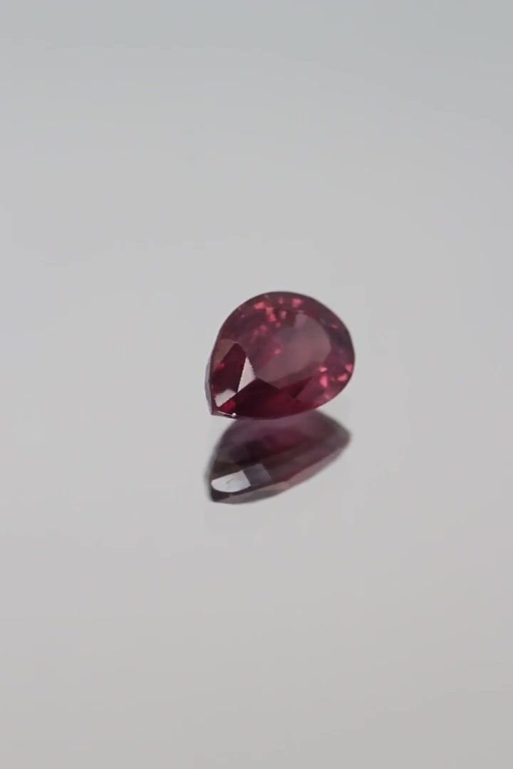 1.31 Carat Pink Pear Sapphire