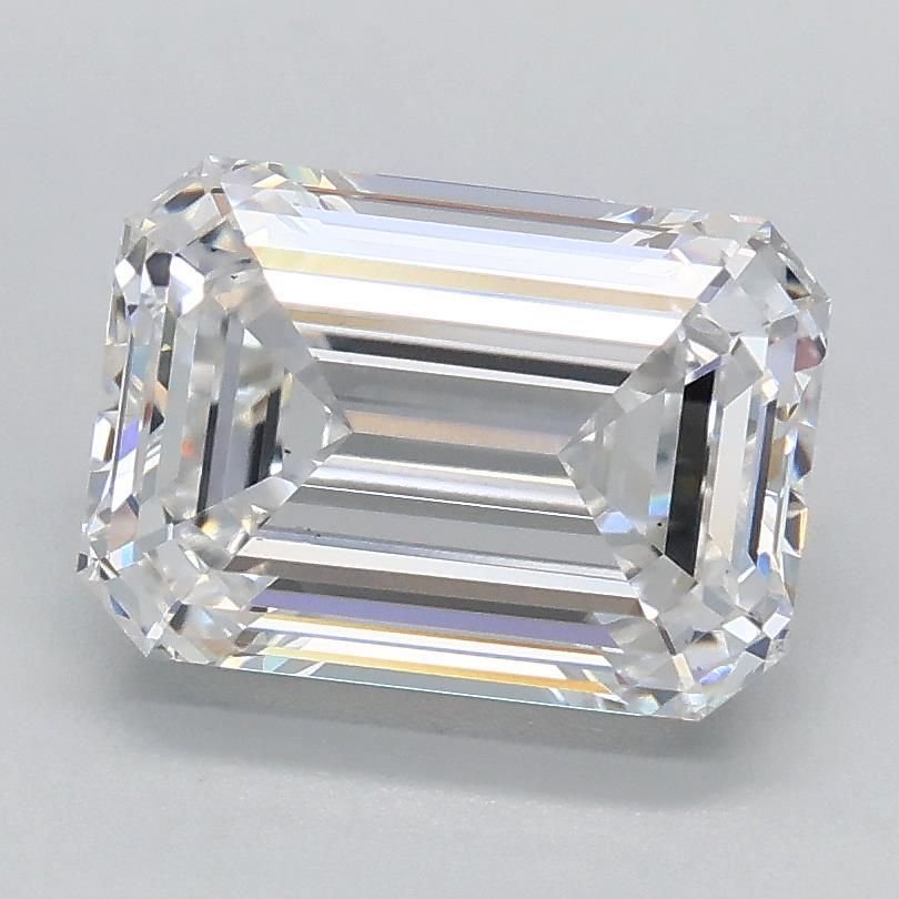 2.06ct E VS1 Rare Carat Ideal Cut Emerald Lab Grown Diamond