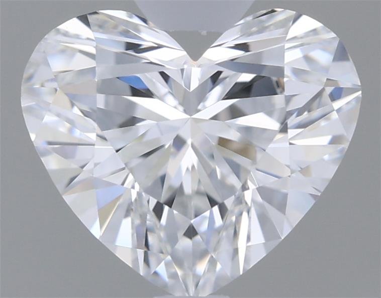 0.87ct E VVS2 Rare Carat Ideal Cut Heart Lab Grown Diamond