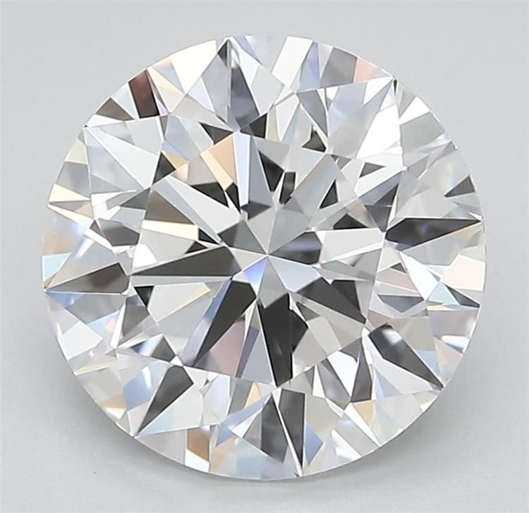 3.20ct D IF Rare Carat Ideal Cut Round Lab Grown Diamond