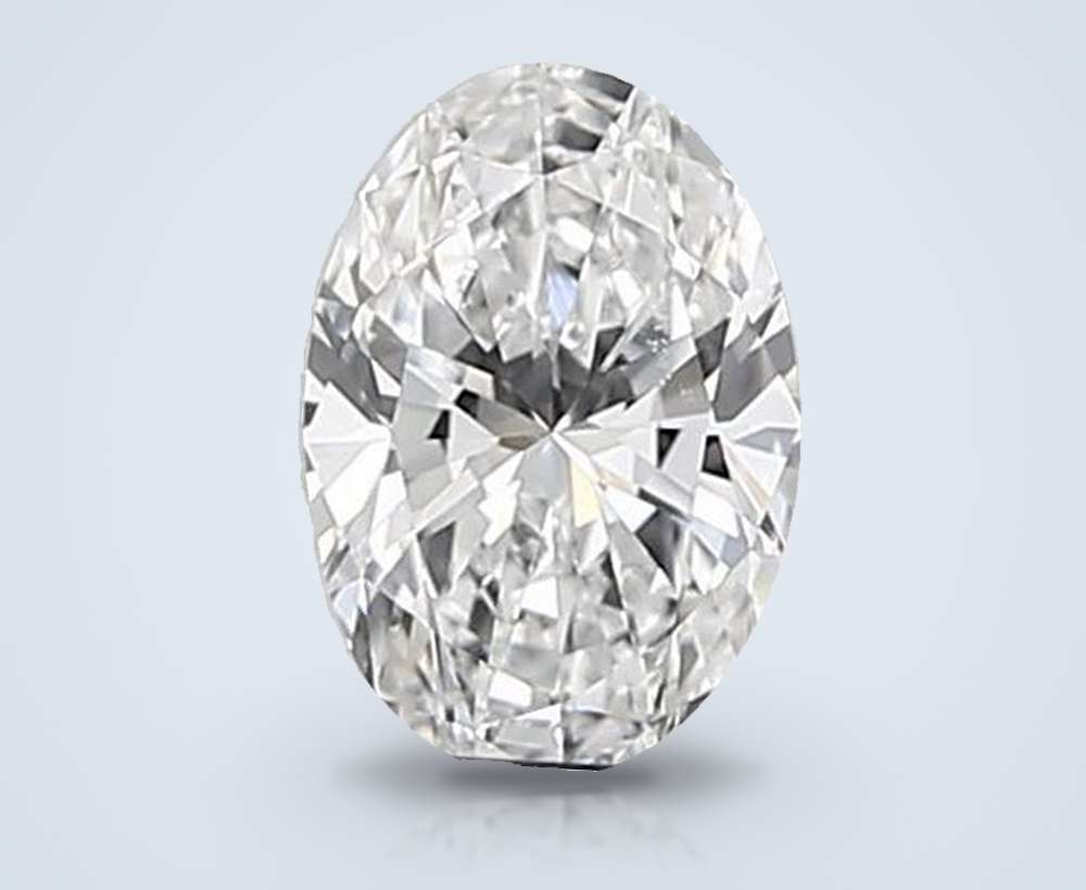 0.63 Carat Oval Lab Diamond