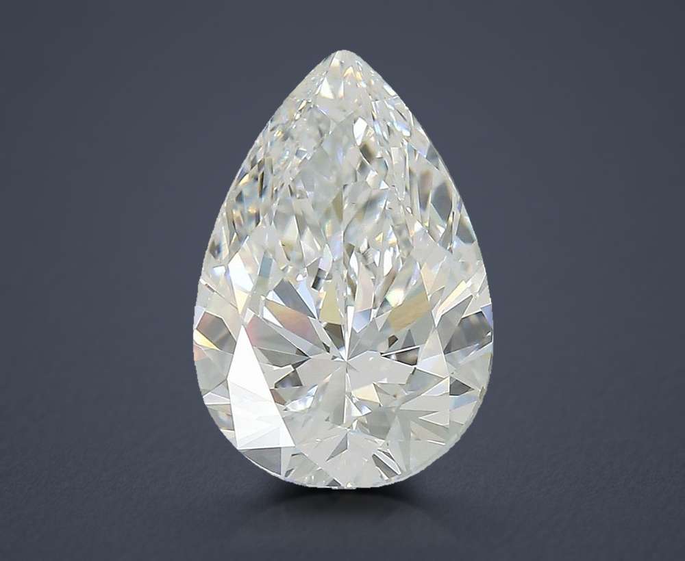 3.76 Carat Pear Lab Diamond