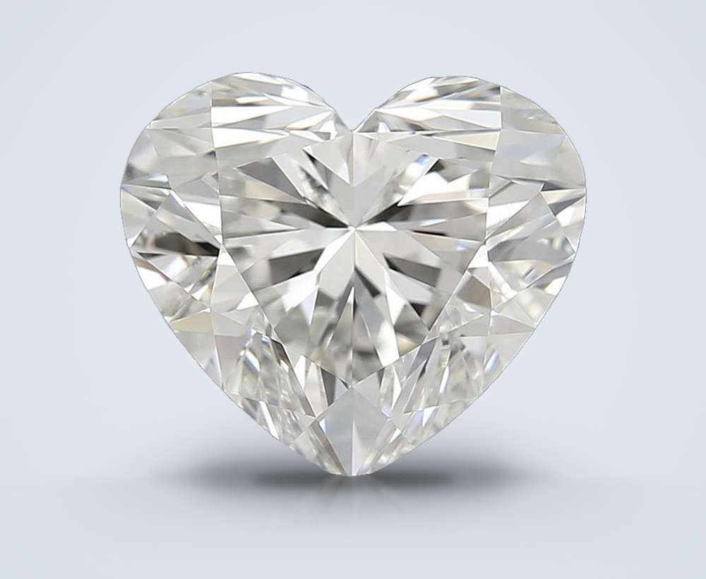 1.62 Carat Heart Natural Diamond
