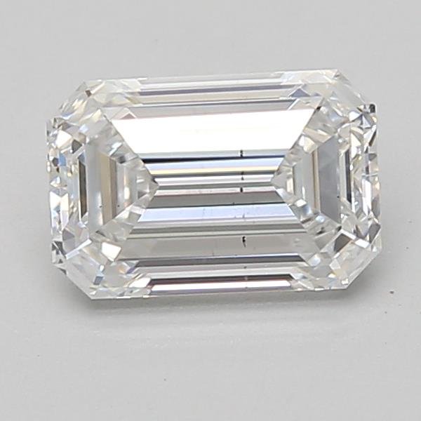 1.59ct D VS2 Rare Carat Ideal Cut Emerald Lab Grown Diamond